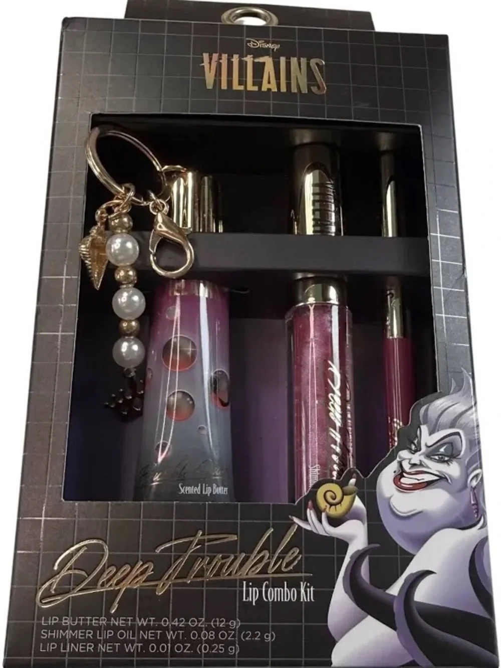 Disney Villains Deep Trouble Lip Combo Kit